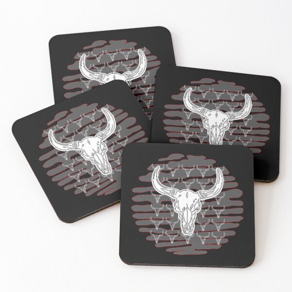 Item preview, Cow Skull Western Graphic Artful Pattern designed and sold by artfulnotebook.