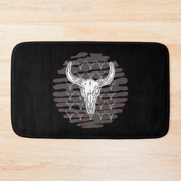 Item preview, Cow Skull Western Graphic Artful Pattern designed and sold by artfulnotebook.
