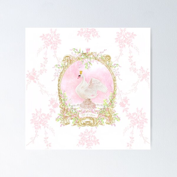 Let it snow, White Swan Poster