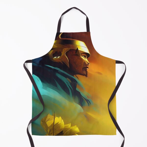 Item preview, Fierce Warrior with Golden Sunset Backdrop designed and sold by deniselynnimage.