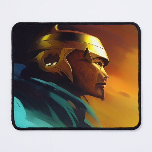 Item preview, Fierce Warrior with Golden Sunset Backdrop designed and sold by deniselynnimage.
