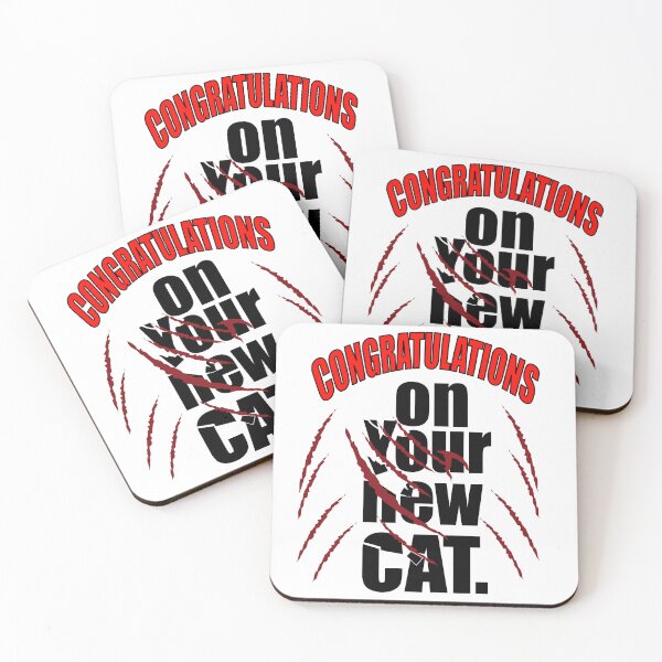 Item preview, Funny congratulations on your new cat design designed and sold by TJHstudio.