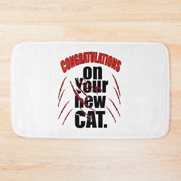 Item preview, Funny congratulations on your new cat design designed and sold by TJHstudio.