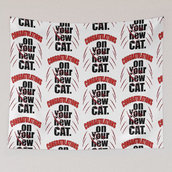 Item preview, Funny congratulations on your new cat design designed and sold by TJHstudio.