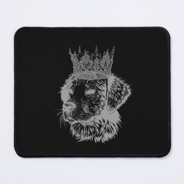 Item preview, The Elegant Royal Dog with crown art - dogs pets designed and sold by Annelley.