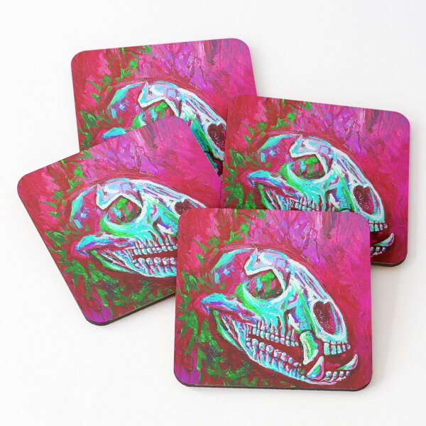 Item preview, Bear Skull 01 - magenta designed and sold by RabiesKitten.