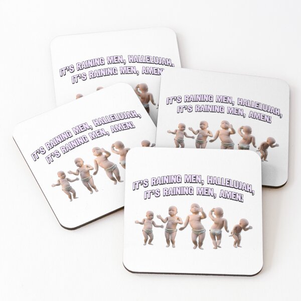 Item preview, It's Raining Men, Hallelujah - Funny Drag Meme designed and sold by Picket Club.