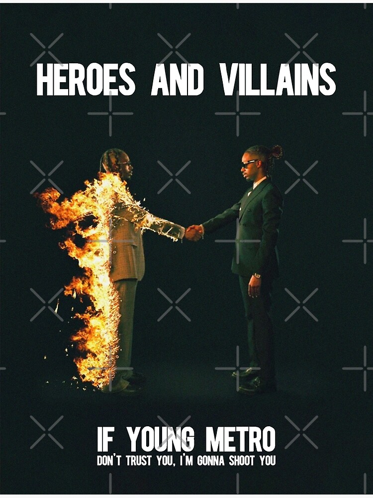 Metro Boomin - Heroes & Villains Poster for Sale by danielschabo