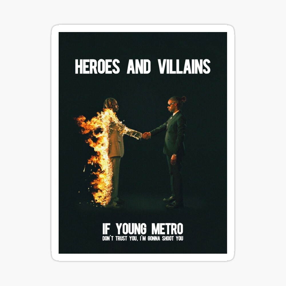 Metro Boomin - Heroes & Villains Poster for Sale by danielschabo