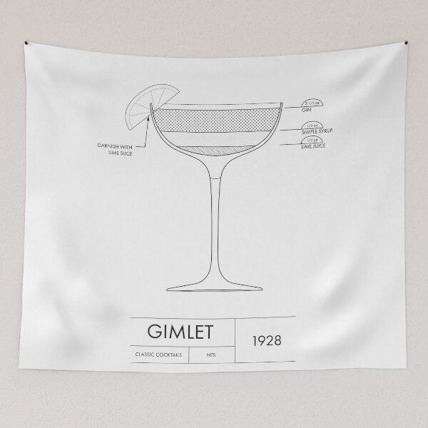 Item preview, Gimlet | Classic Cocktails designed and sold by _YZ studio.