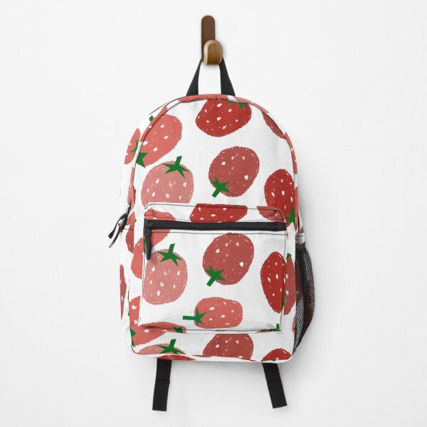 Item preview, Doodly strawberries fruit seamless pattern designed and sold by tamongg14.