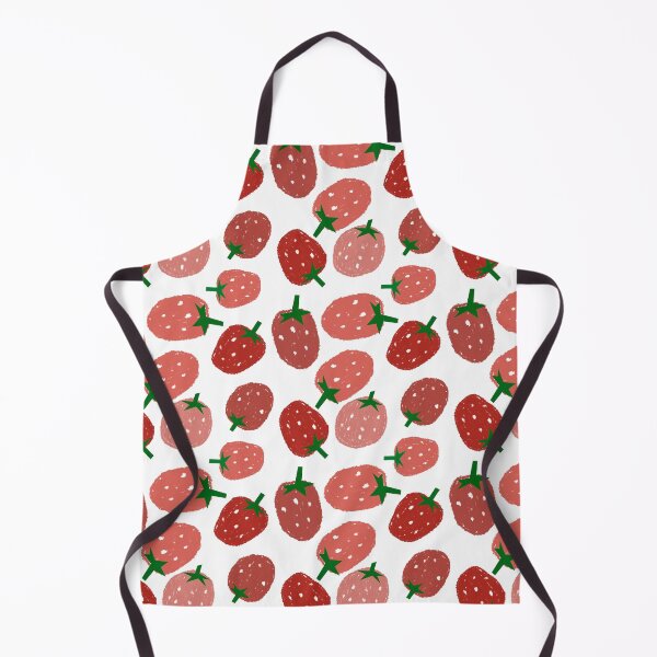 Item preview, Doodly strawberries fruit seamless pattern designed and sold by tamongg14.