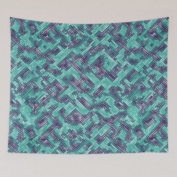 Item preview, Mint Green Camouflage Glass Lines Seamless Digital Patterns designed and sold by ShopieHome.