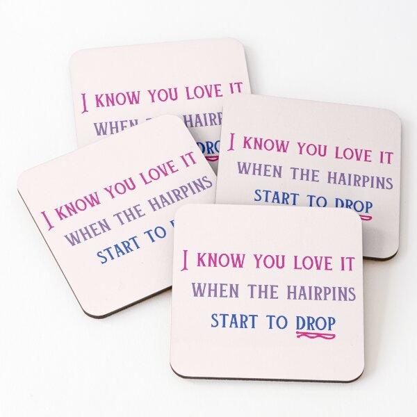 Item preview, Bi pride - "I know you love it when the hairpins start to drop" designed and sold by the midnight sea shop.