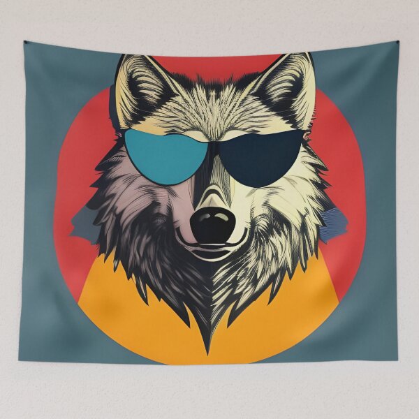 Item preview, Cool Wolf designed and sold by Planetporridge.