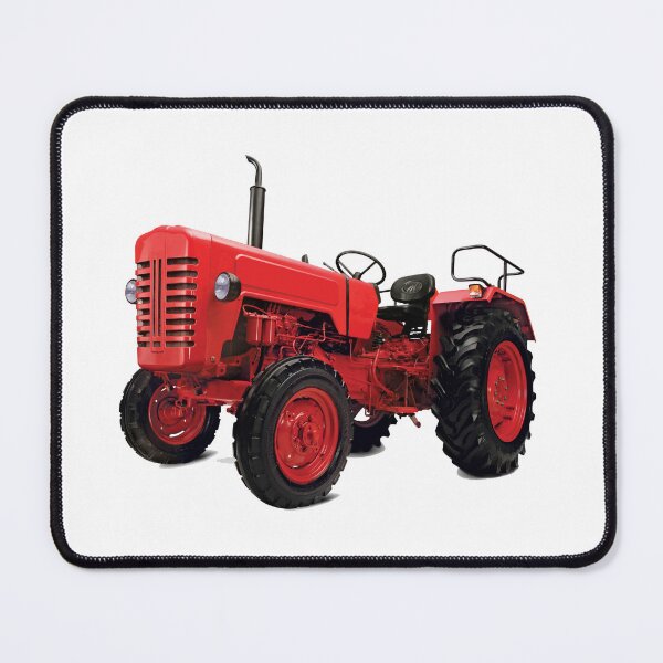Item preview, Antique Red Farm Tractor designed and sold by PIXEL POP DESIGNS - Beyond the Norm!.