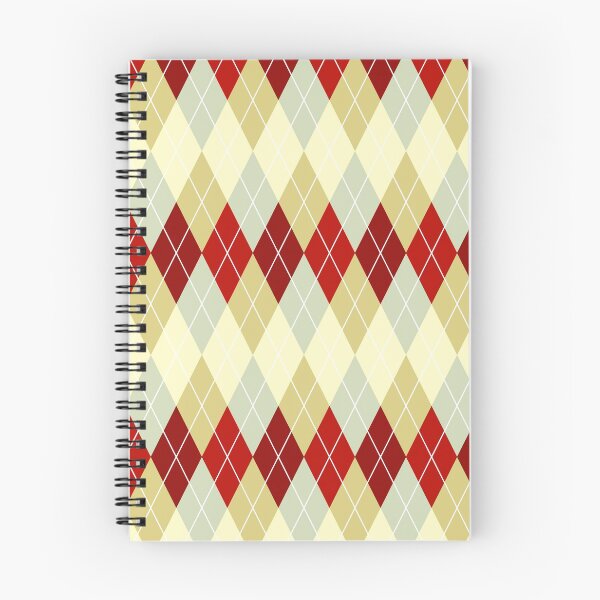 Item preview, Red Gray Beige and Taupe Argyle designed and sold by SaradaBoru.