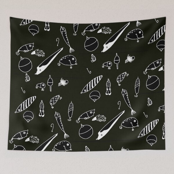 Item preview, Fishing lures in black designed and sold by Hotei.