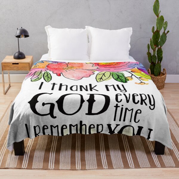Item preview, Thank My God every time I Remember You designed and sold by Rowena Jones.