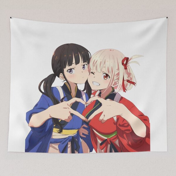 Item preview, Takina and Chisato sending love designed and sold by Weebo-worldd.