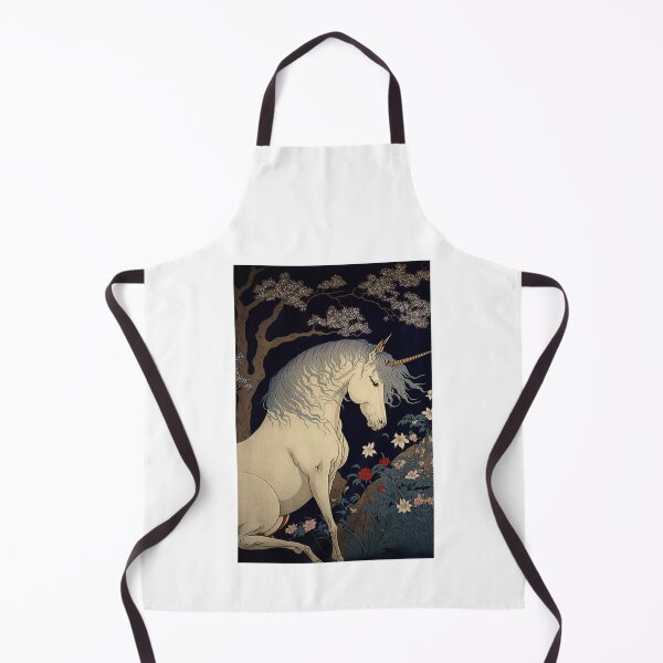 Item preview, The Last Unicorn Vintage Ukiyo-e designed and sold by JigglePeek.