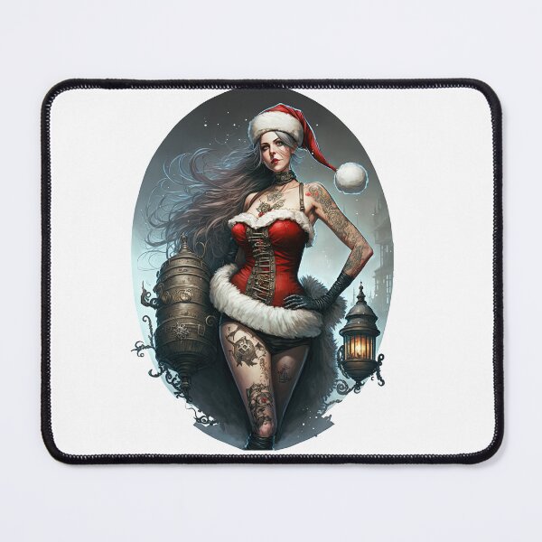 Item preview, Woman wearing Santa Claus costume On Christmas night designed and sold by Delltaman.