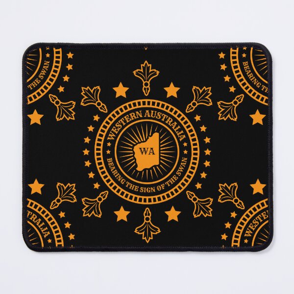 Item preview, Western Australia Motto Map - WA Bearing the Sign of the Swan designed and sold by Ranggasme.