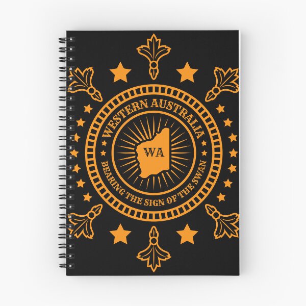 Item preview, Western Australia Motto Map - WA Bearing the Sign of the Swan designed and sold by Ranggasme.