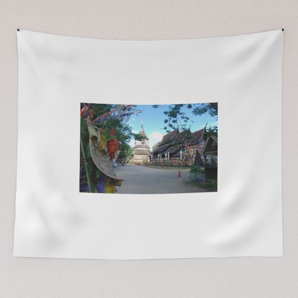 Item preview, Chiang Mai - Wat Lok Moli: Leaves and Lanterns designed and sold by justbmac.