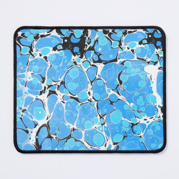Item preview, Traditional marbling art Ebru, handmade , blue and black designed and sold by Pacika.