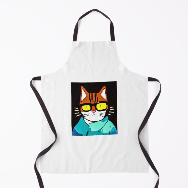 Item preview, Cool cat wearing glasses, smart cat designed and sold by shrolts.