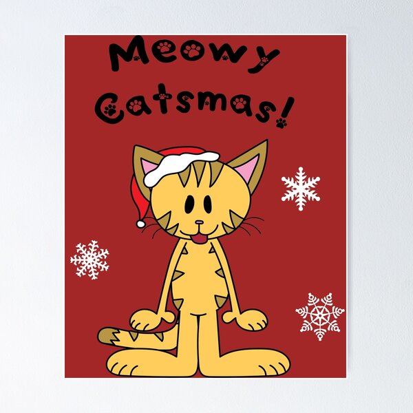 Item preview, meowy catsmas!! designed and sold by corypaintbrush.