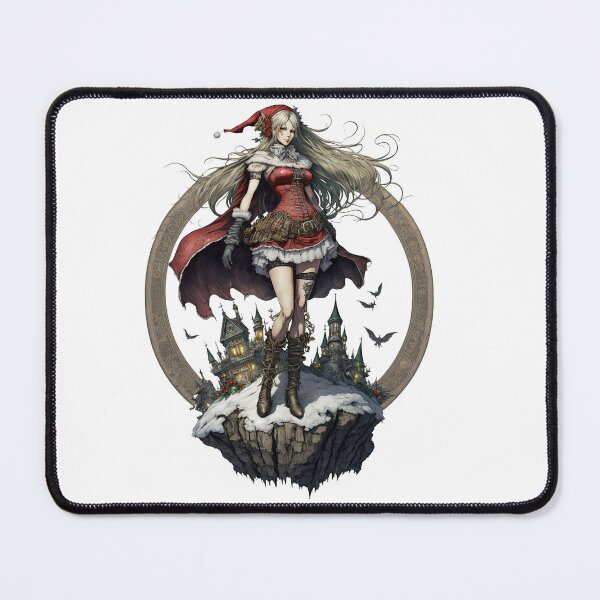 Item preview, of Woman wearing Santa Claus costume On Christmas night designed and sold by Delltaman.