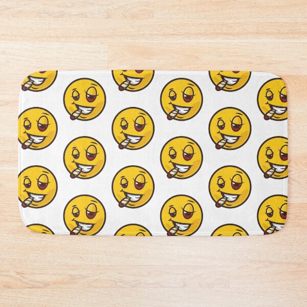 Artikelvorschau, Hoch lächelndes Emoji-Rauchen entworfen und verkauft von mkzmerch.