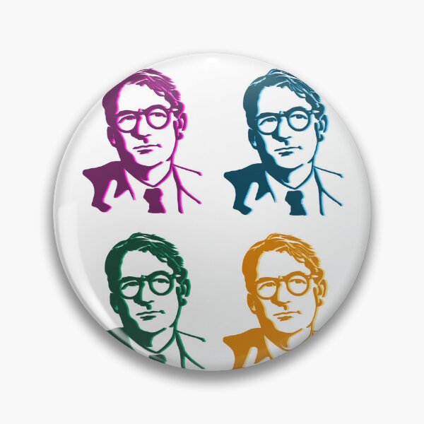Item preview, Atticus Finch X4 designed and sold by Unhinged Heather.