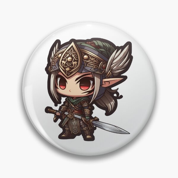 Item preview, Anime Samurai Elf Chibi designed and sold by JigglePeek.