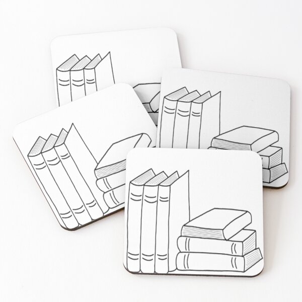 Item preview, Stack of Books - black and white - Dark Academia designed and sold by daisydance.