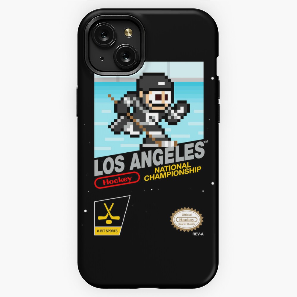 Los Angeles Kings 8 bit Retro Pixel Art Videogame Cart