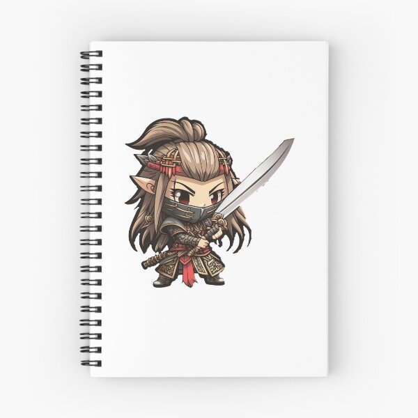 Item preview, Anime Samurai Elf Chibi 2 designed and sold by JigglePeek.