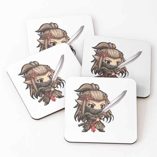 Item preview, Anime Samurai Elf Chibi 2 designed and sold by JigglePeek.