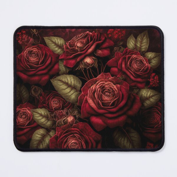 Item preview, red roses nature background. flower wallpaper designed and sold by ShopThousand.