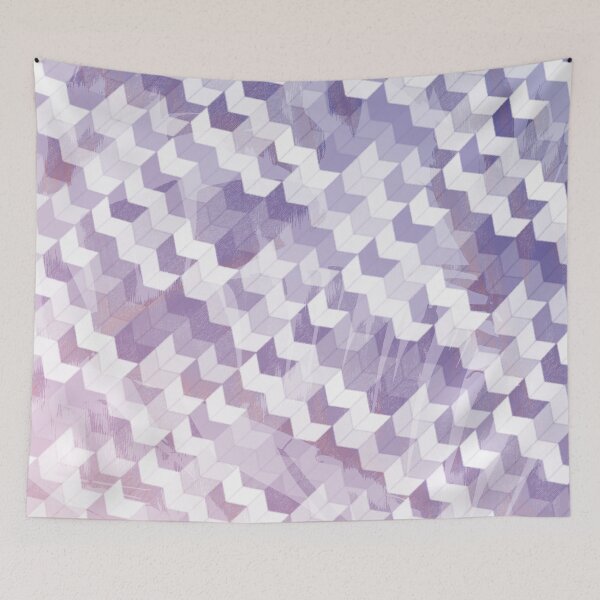 Item preview, Abstract Geometric Cubes Design  designed and sold by oursunnycdays.