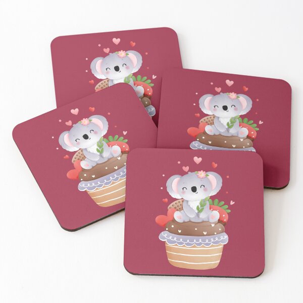 Item preview, Cute Valentine's Day Koala with Hearts designed and sold by sweetbelle.