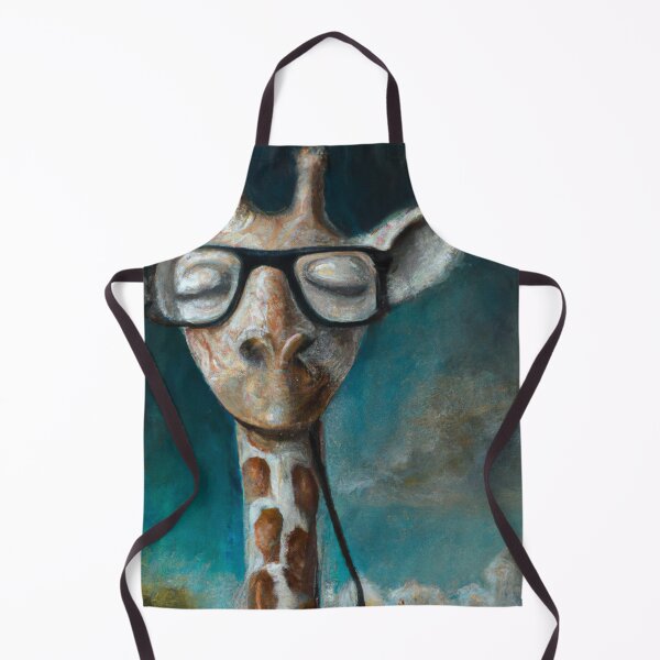 Artikelvorschau, Giraffe Nap - Ein Porträt einer Giraffe im surrealistischen Stil. entworfen und verkauft von BLACKSUN-SHOP.