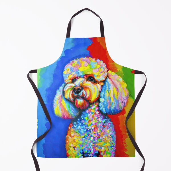 Item preview, Poodle Dog vibrant colors designed and sold by AIK9Artwork.