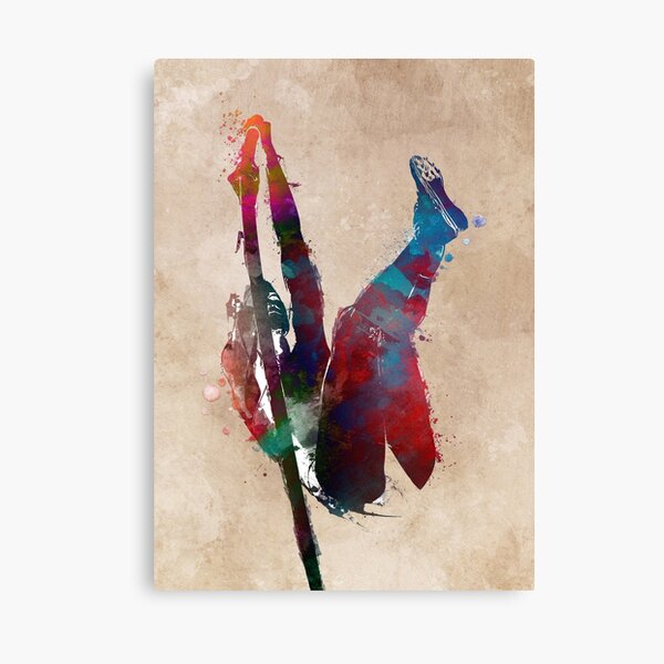 pole vault art 1 #athletics #sport Canvas Print