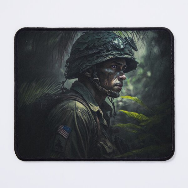 Item preview, Vietnam Soldier In the Jungle. designed and sold by RandomReviews.