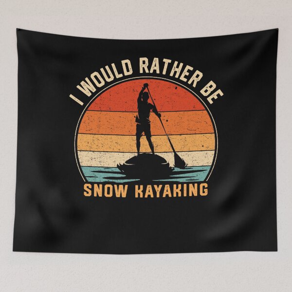 Item preview, I Would Rather Be Snow Kayaking designed and sold by Teeloony.