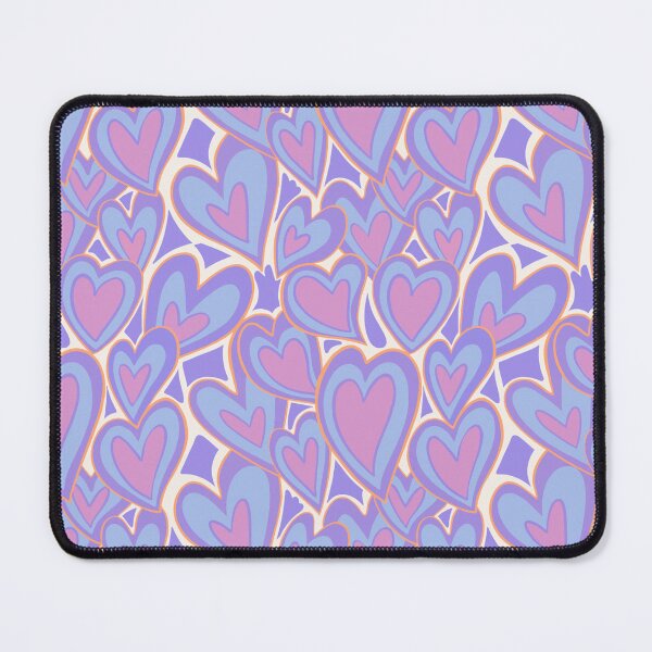 Item preview, Cute Lilac Purple Hearts Pattern designed and sold by Auliv Art.
