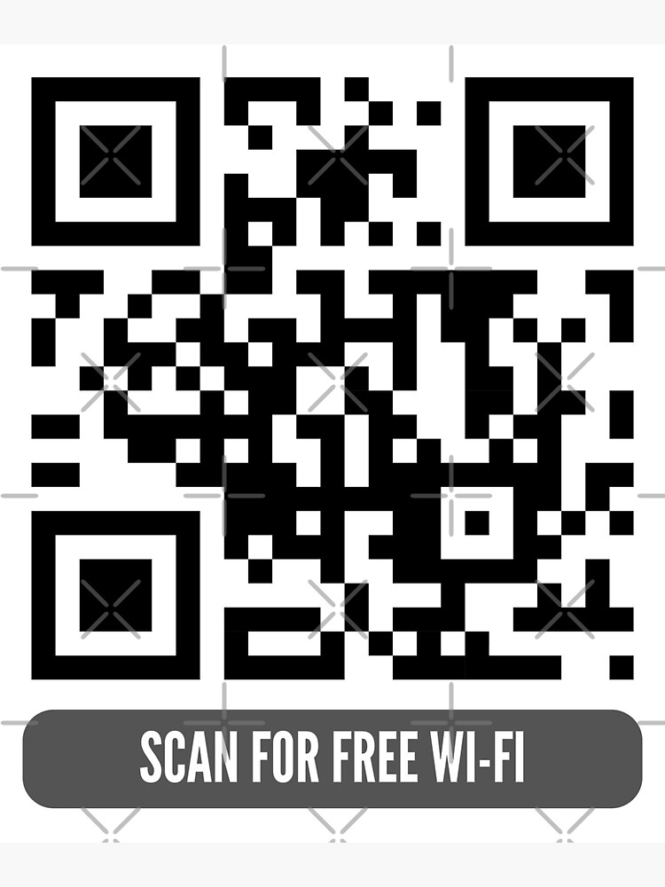 Wifi Password Sign Wifi QR Magnet QR Code Scanner Guest Wifi Password 